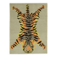 Tapis tigre turc en laine noué à la main 141 cm x 188 cm