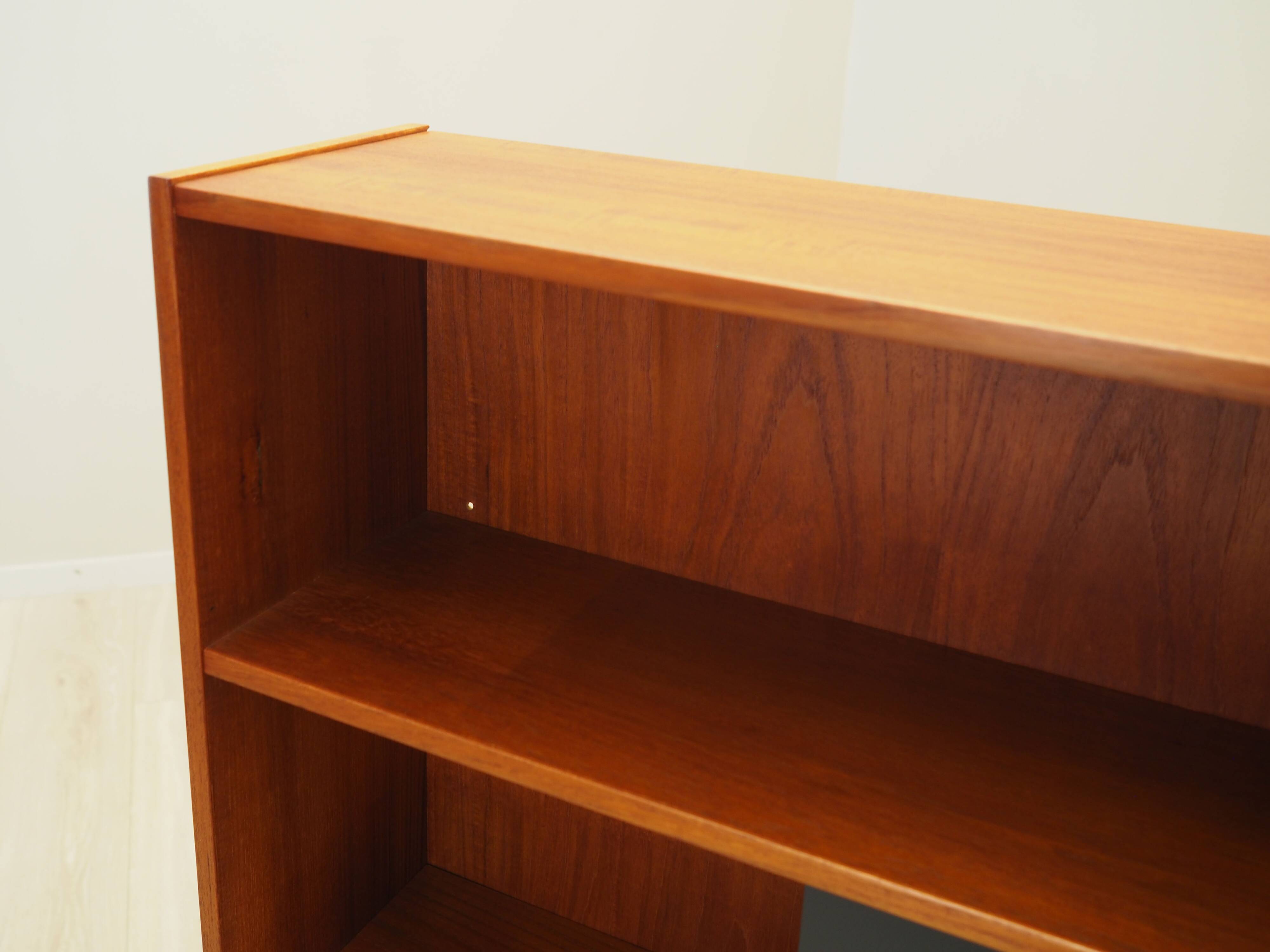 Teak bookcase, Danish design, 1970s, production: Denmark