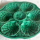 6 Sarreguemines slurry oyster plates