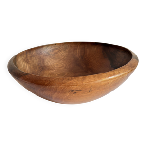 Saladier en bois exotique.