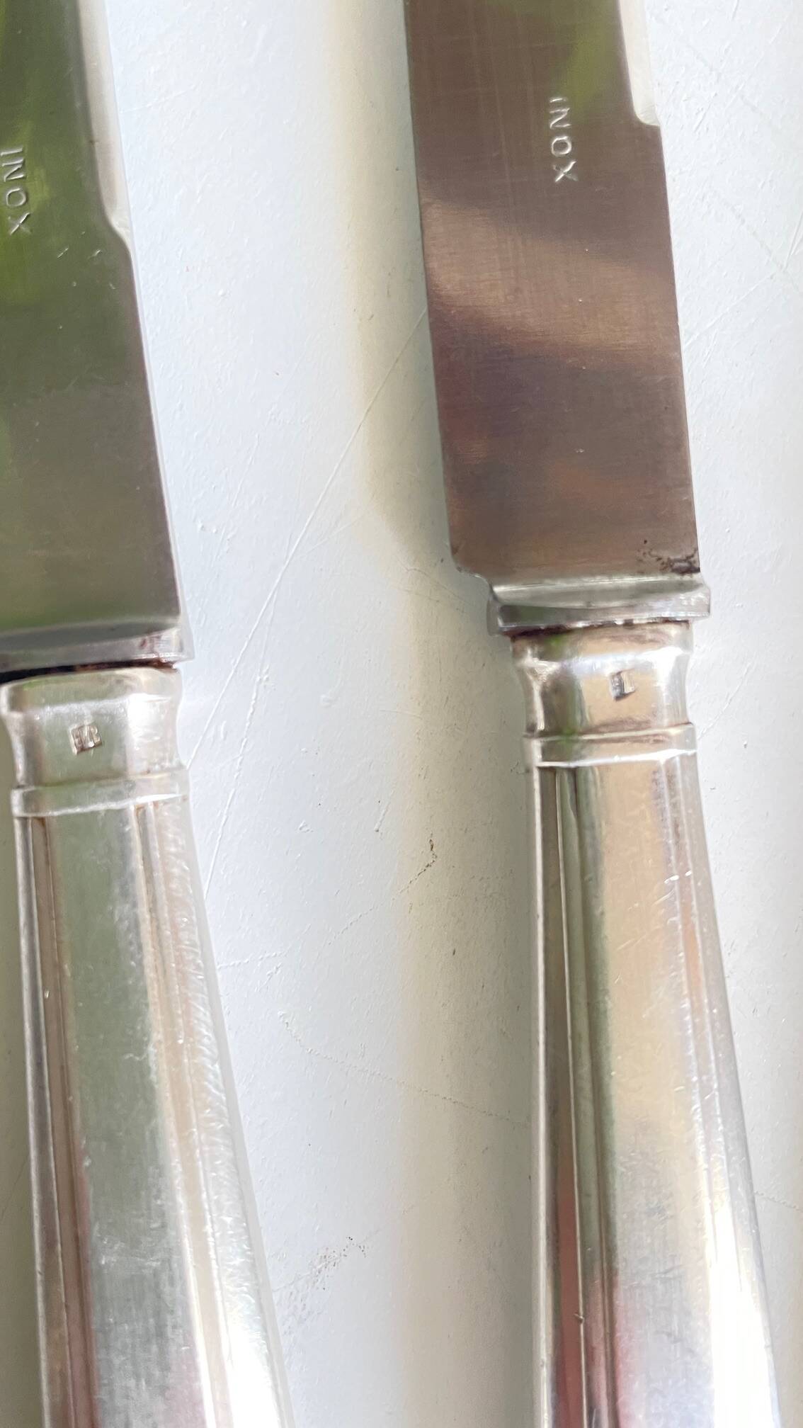6 Art Deco Dessert Knives