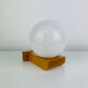 Vintage Tissot opaline globe and pin wall light.