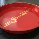 Advertising metal tray