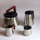 Tea and Coffee set by Axel Enthoven for Demeyere Werkhuizen, Belgium, 1971, Set of 4.