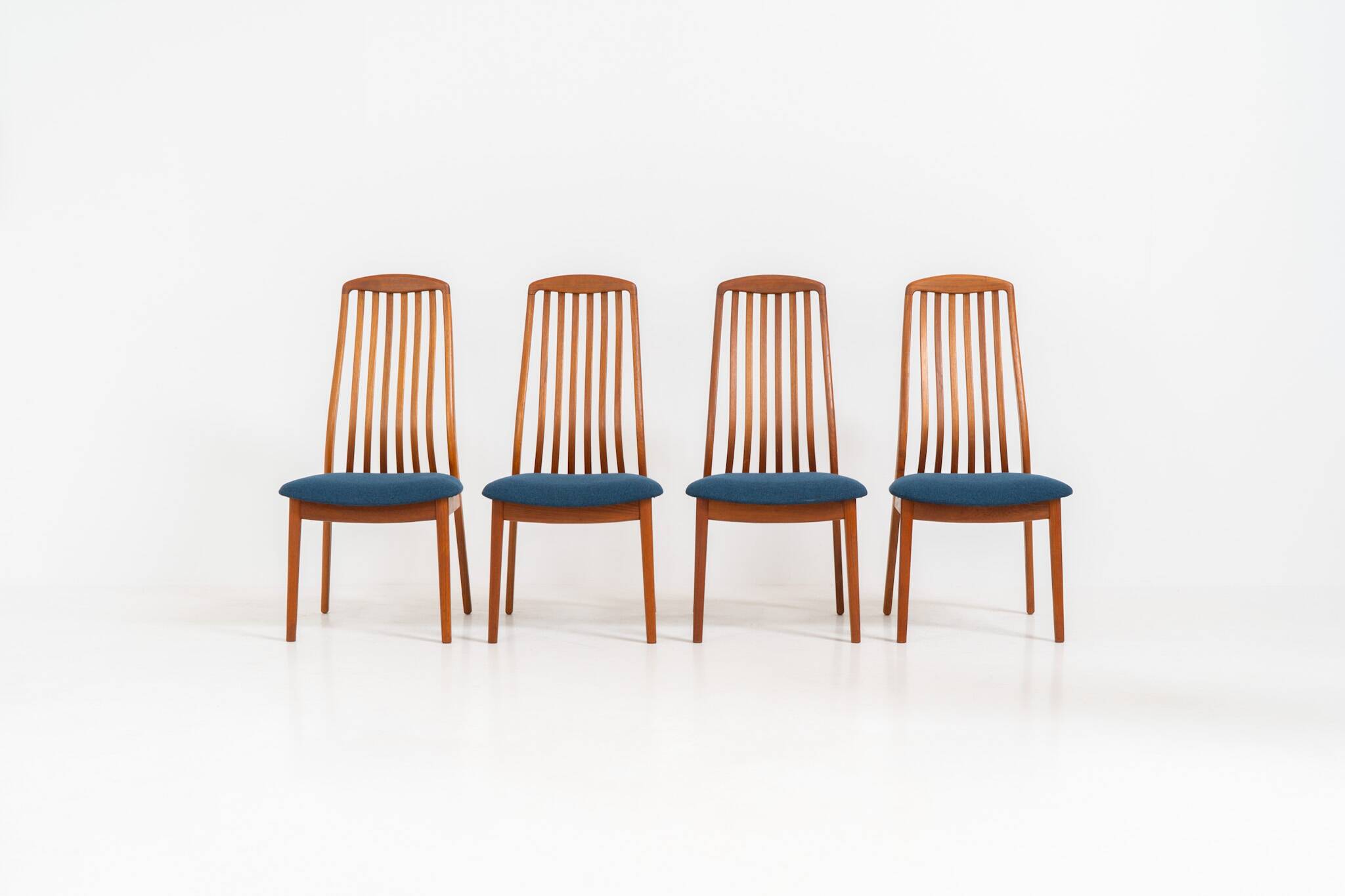 Ensemble de 4 chaises de salle à manger par Kai Kristiansen pour Schou Andersen