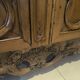 Walnut Louis XV wardrobe from the 18th century.