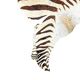Tapis en peau de zèbre vintage – Peau d'animal africaine authentique – Décoration intérieure