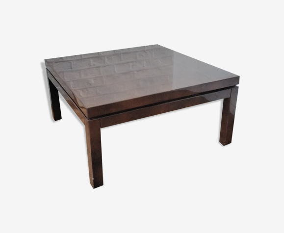 Coffee table vintage brown