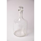 Vintage decanter with stopper | brocante glass wine bottle / wine decanter