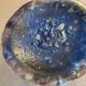 Decorative plate or presentation in blown glass