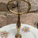 Silent servant flowered porcelain