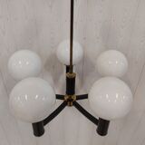 Vintage chandelier 5 burners 70s