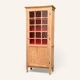 Armoire bonnetière parisienne vintage bois brut