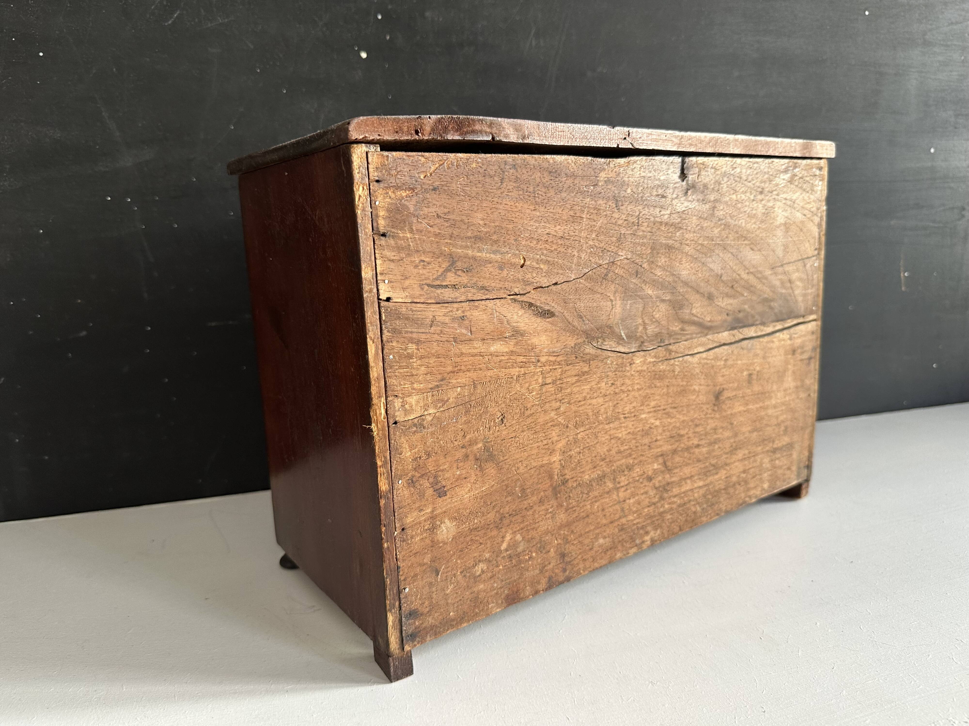 Miniature wooden master cabinet, 19th century