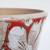 Italian ceramic flowerpot by Fratelli Fanciullacci, circa 1950/60 / size 3