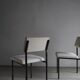 White boucle black metal chairs | Kembo | Netherlands | 1960s