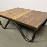 Table basse industrielle, années 1960