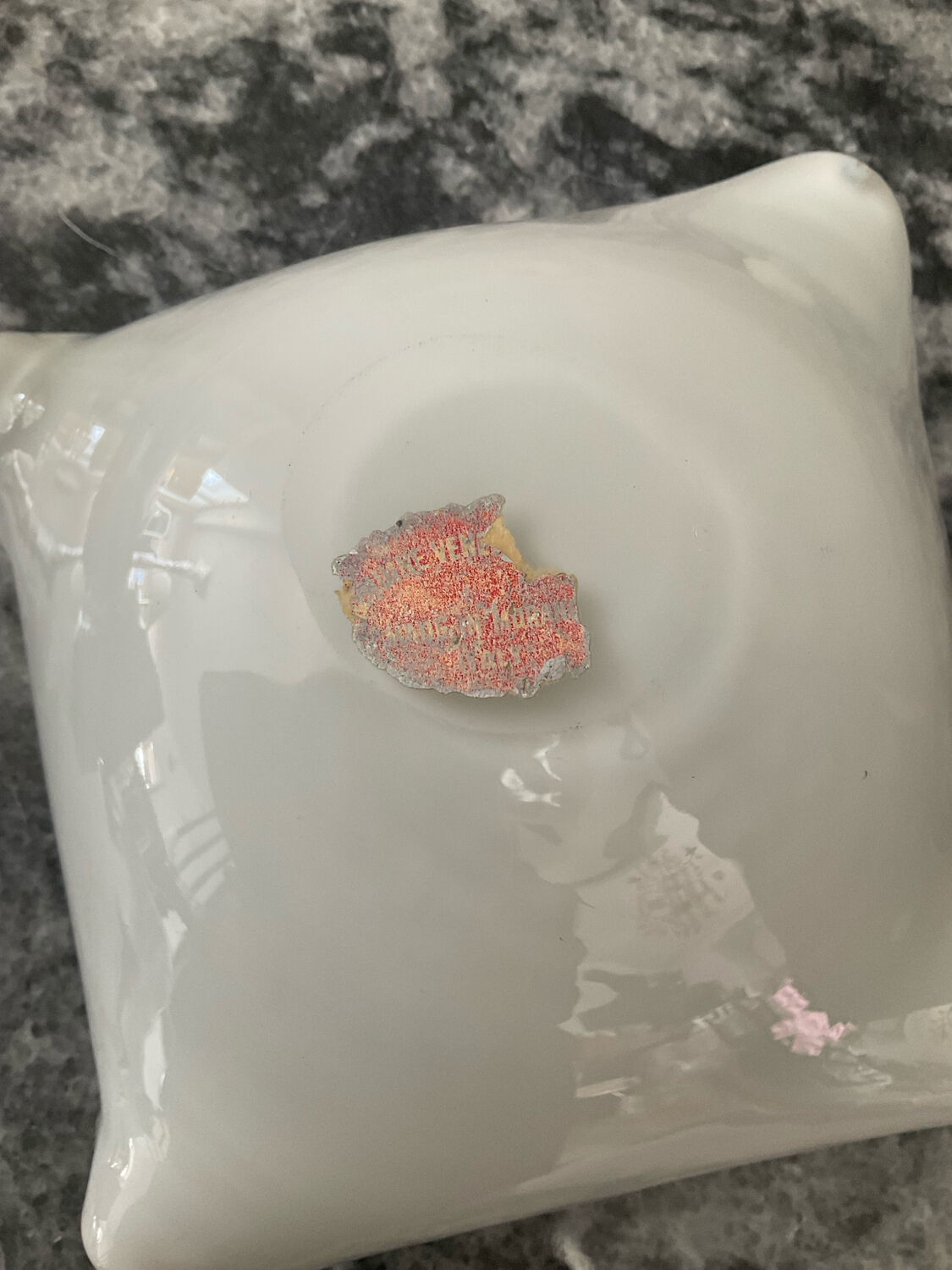 Pair of vintage Murano glass pocket trays