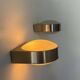 Pair of vintage modernist wall lights, Perspex, Holland 1980