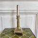 Empire style gold candle holder