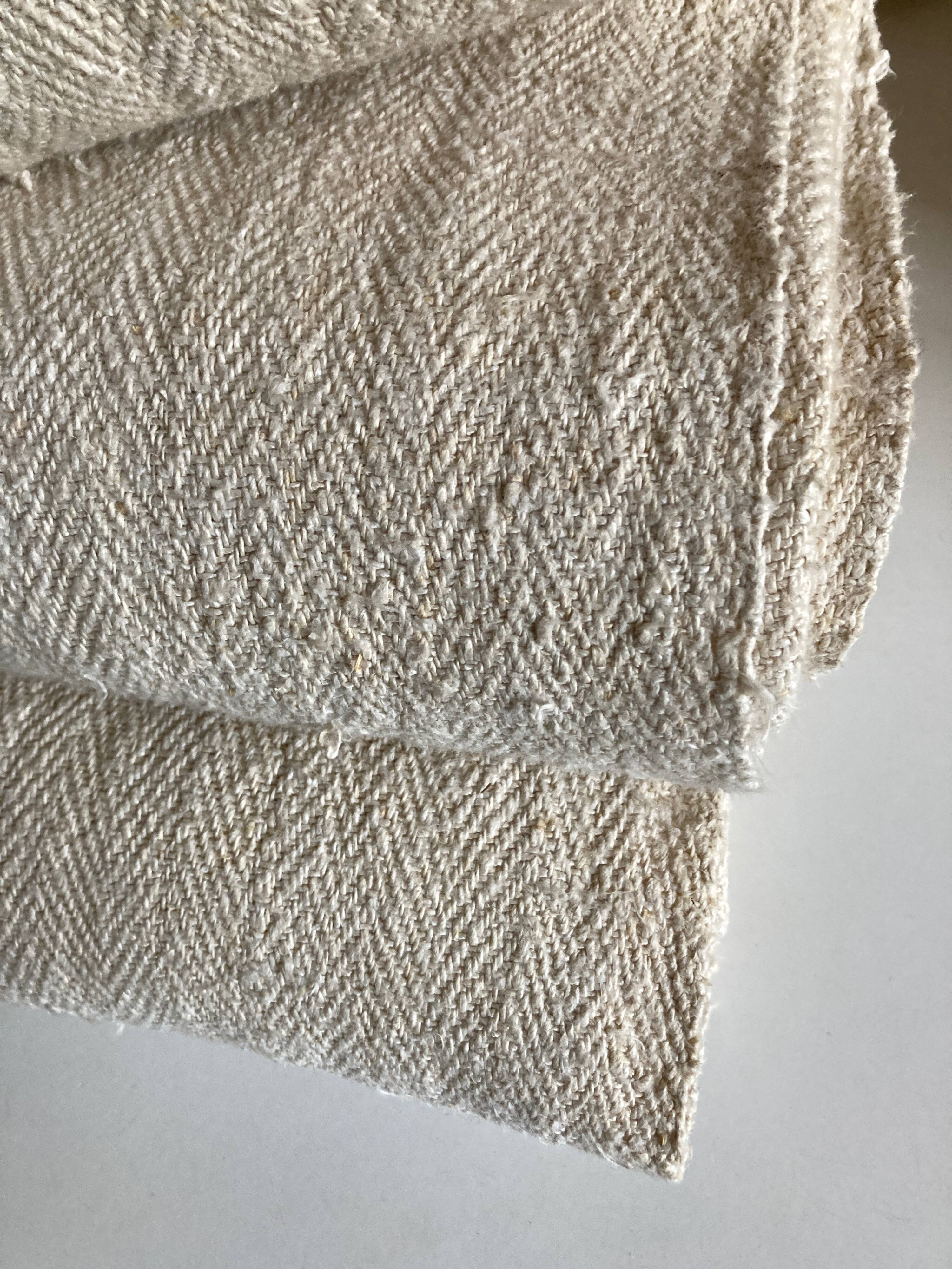 Tablecloth 5 meters in hemp canvas 19th