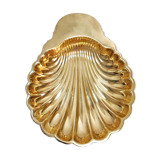 Brass tray in the shape of a shell. Spain, 1970s.