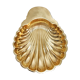 Plateau en laiton en forme de coquille. Espagne, années 1970.