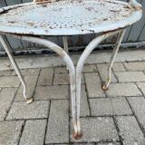 paire de chaises de jardin fer forgé antique