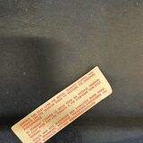 Vintage Black Leather & black frame Italian Modern Barstool