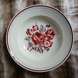 6 mismatched antique deep plates