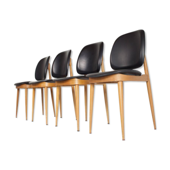 Ensemble de 4 chaises Baumann des années 70