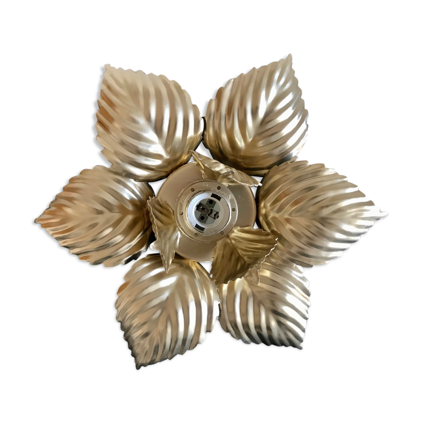 Golden flower Masca sconce