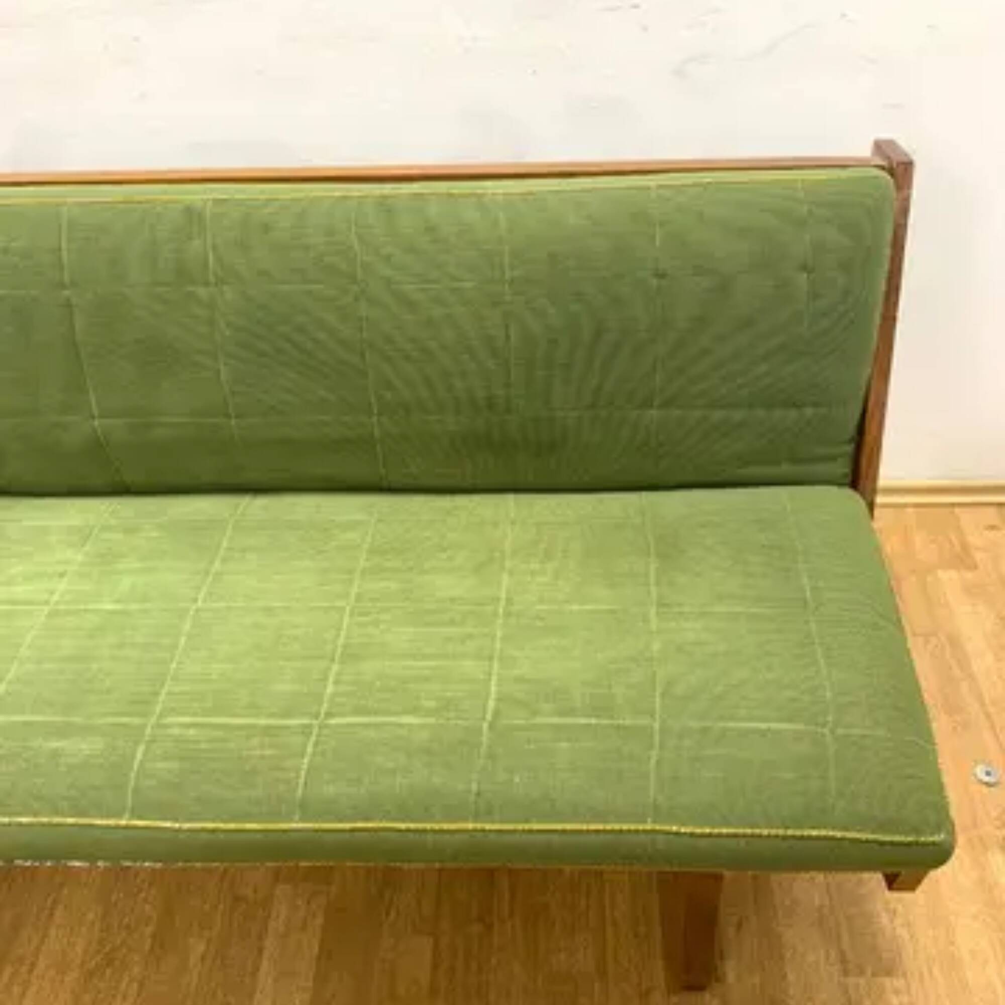 Mid-century retro vintage Czech seating & Hikor folding daybed, 1960s