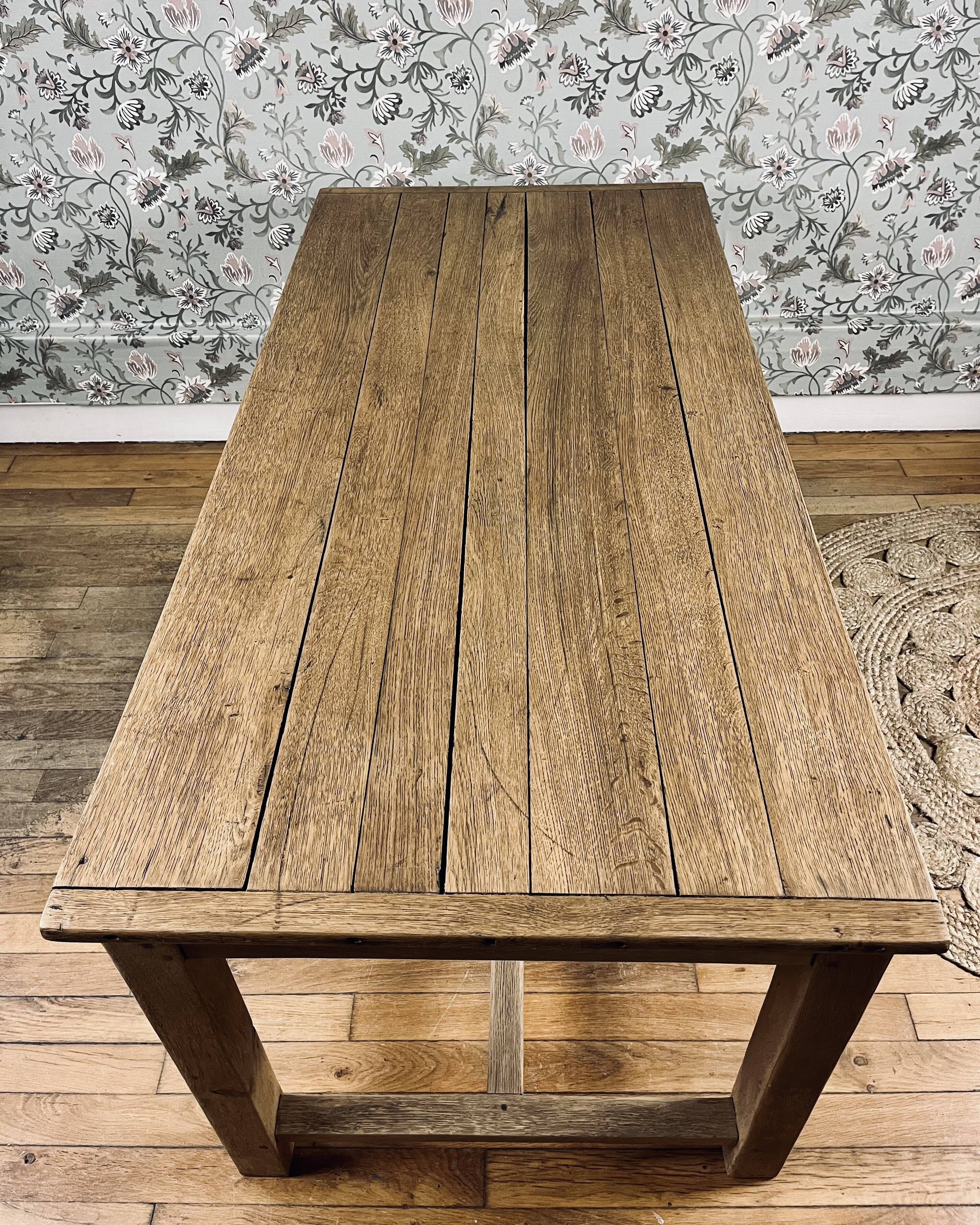 Renovated vintage farmhouse table