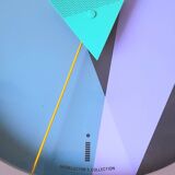 Spring cube wall clock Nicolai Canetti 80s