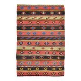 Brick Red Color Kilim Rug, Turkish Kilim Rug, 175x261 Cm