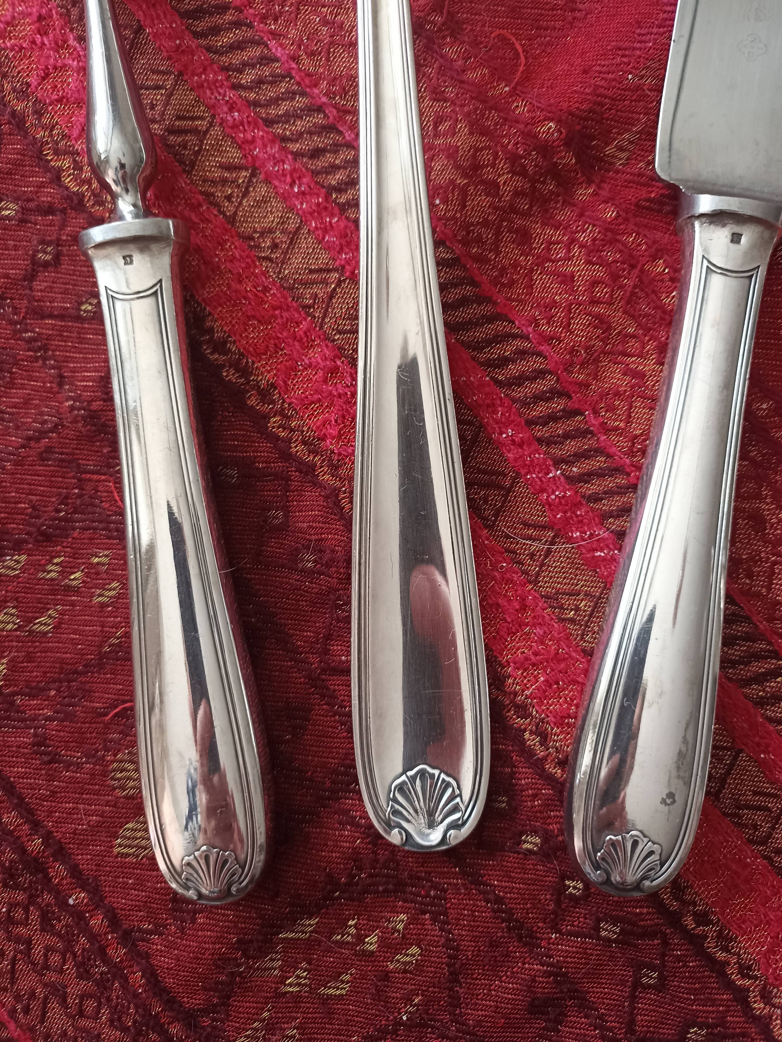 Silverware set Christofle