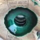 Bougeoir ou ras de cave ancien artisanal made in france salin