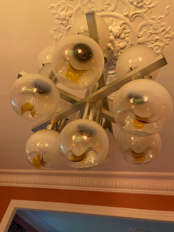 Superbe et rare l’autre Gaetano Sciolari pour Mazzega