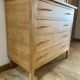 Commode années 50 en chêne clair