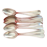 12 silver-plated spoons. classic model.