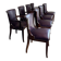 Suite de 4 chaises et 4 fauteuils Art déco en palissandre vers 1930