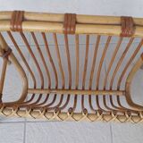 Porte revues rotin