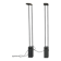 Pair of Skipper floor lamps by Bruno Gecchelin