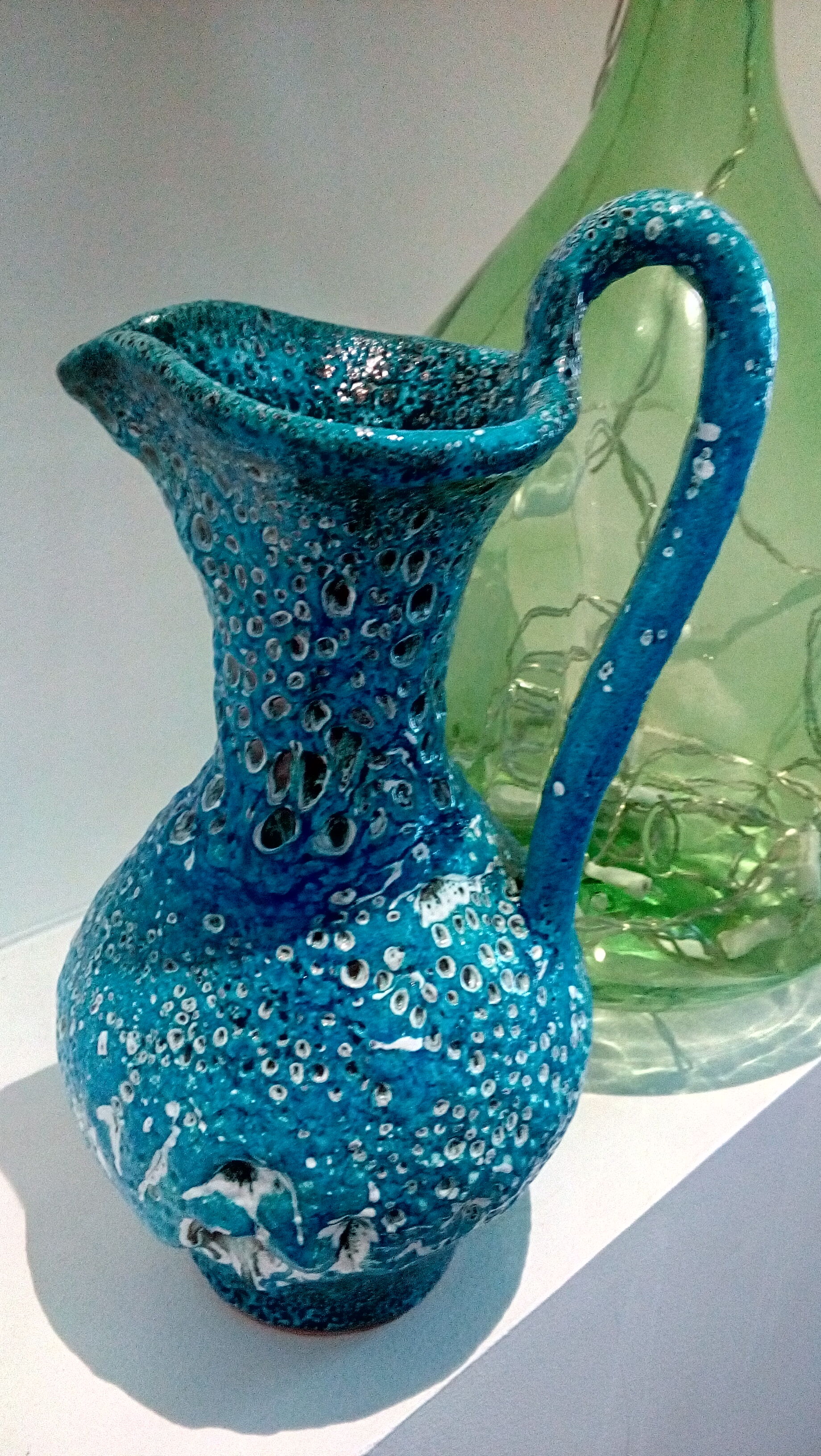 Pitcher fat lava turquoise sea foam