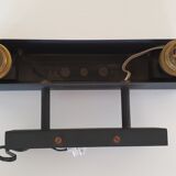 Wall lamp Arlus brass prespex 1950/1960 vintage