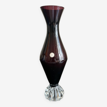 Italian glass vase 1960