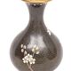 Chinese enameled brass vase