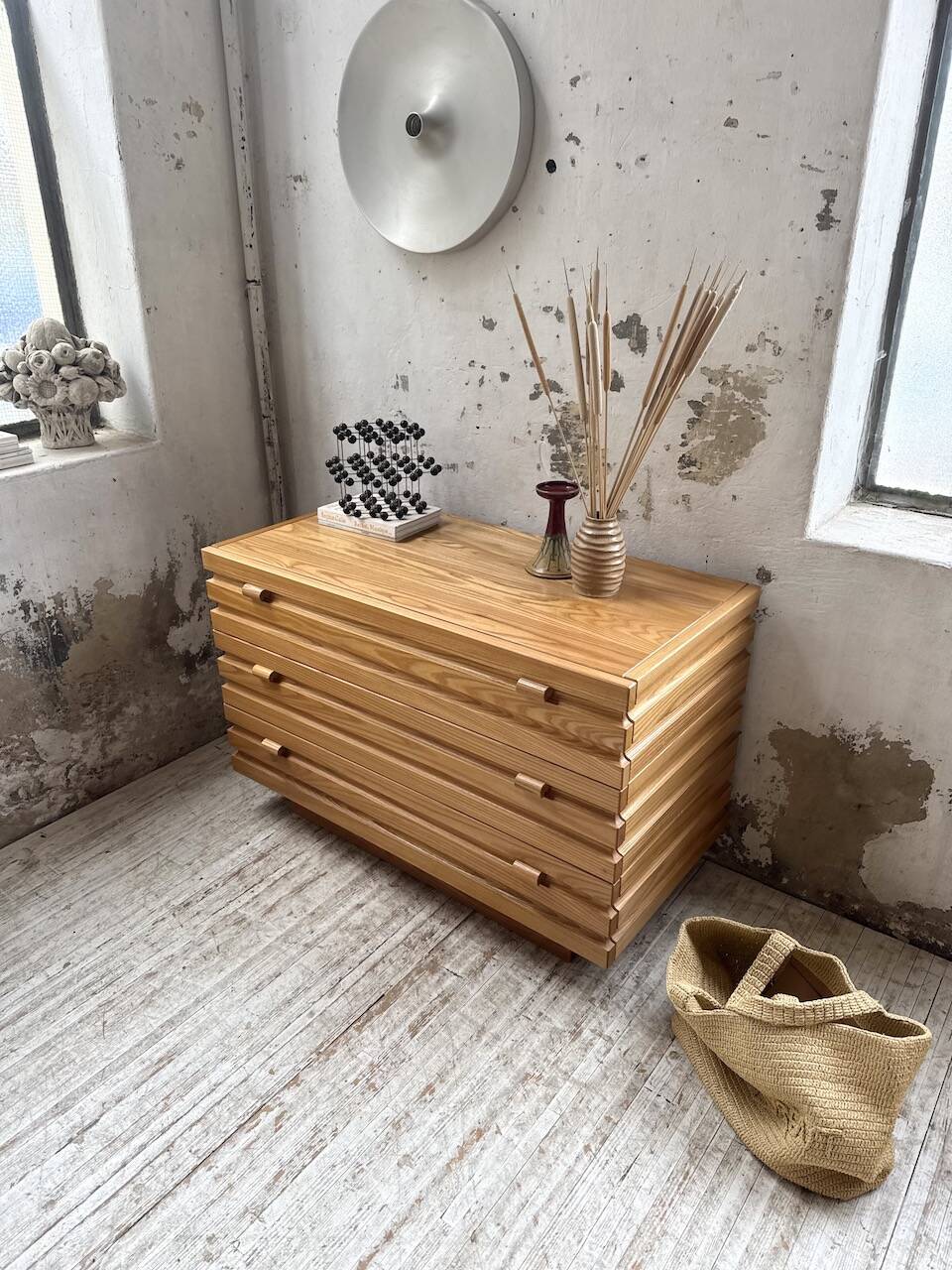 Solid oak chest of drawers Regain XL