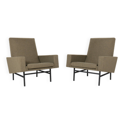 Paire de fauteuils 645 par A.R.P. - Edition Steiner - Années 50